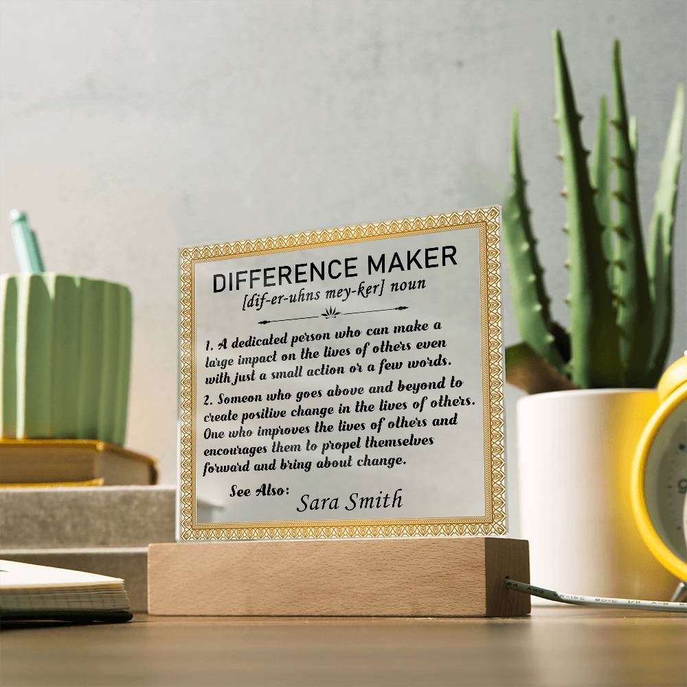 Personalized Difference Maker