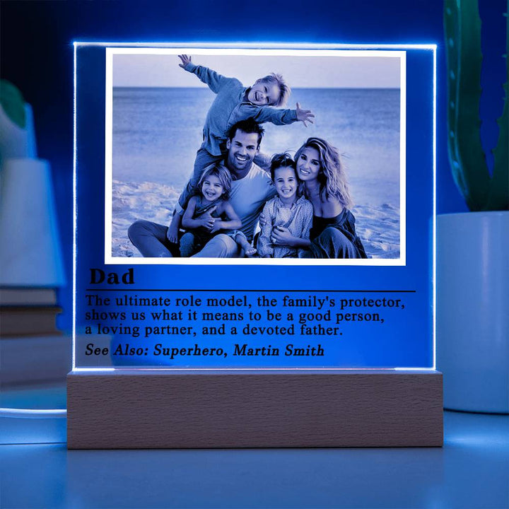 Dad definition Photo Plaque