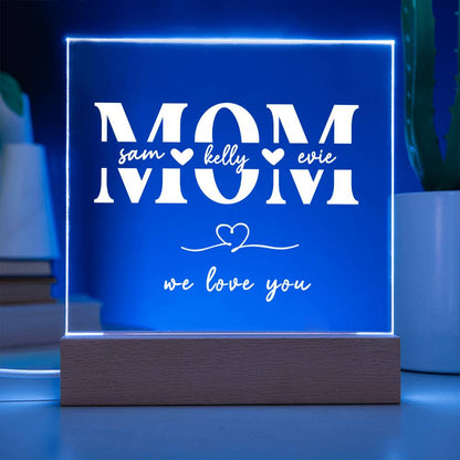Custom Name Light Night for Mom
