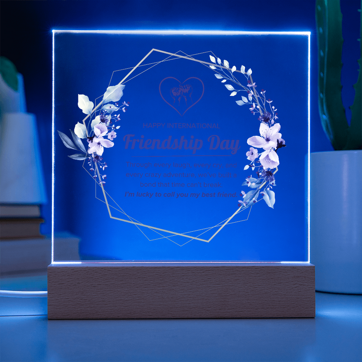Happy Friendship Day Acrylic Plaque
