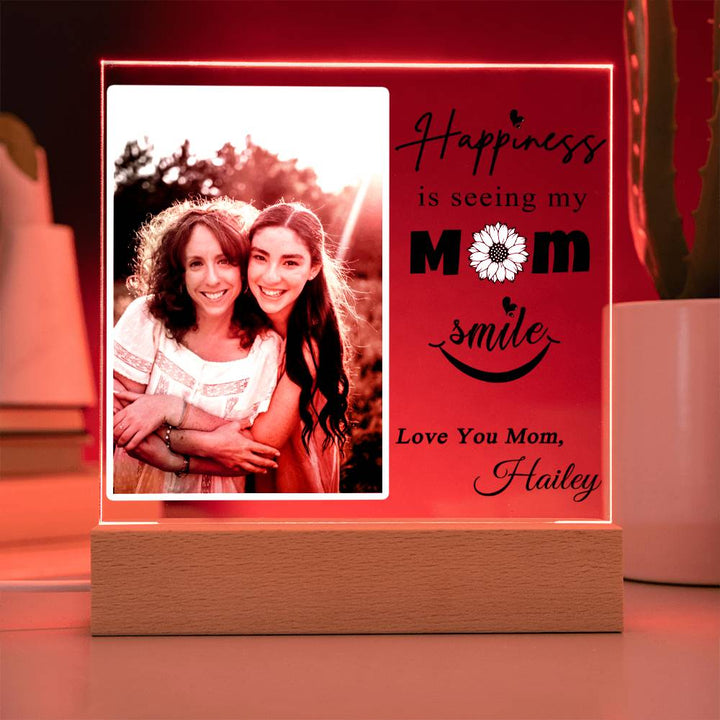 Happiness is Seeing My Mom Smile