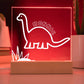 Personalized Acrylic Night Light Dinosaur