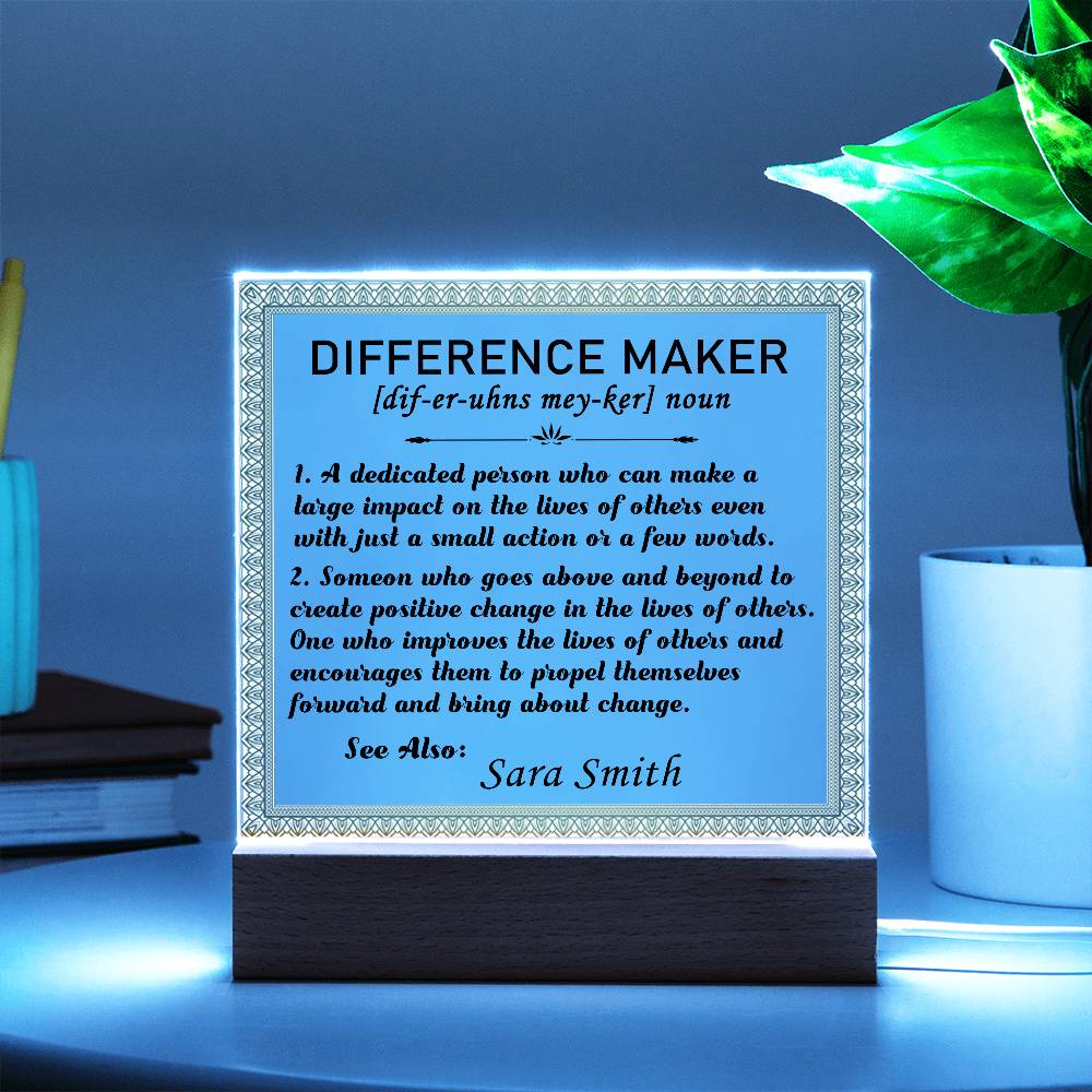 Personalized Difference Maker