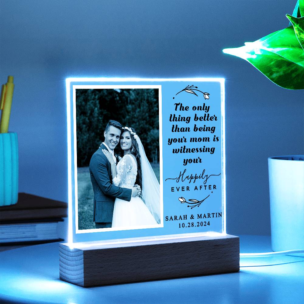 Personalized Wedding Gift from Mom to Son or Daughter