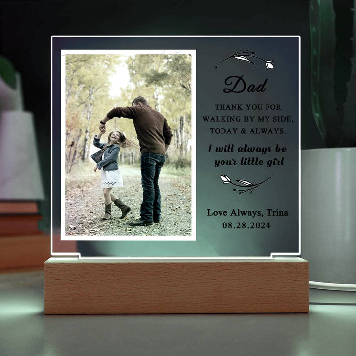Personalized Father Daughter Wedding Day Plaque