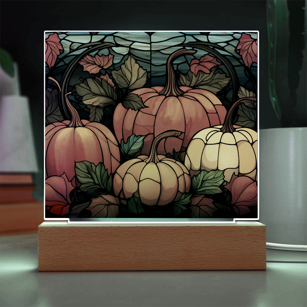 Halloween Pumpkin Night Light Fall Decor