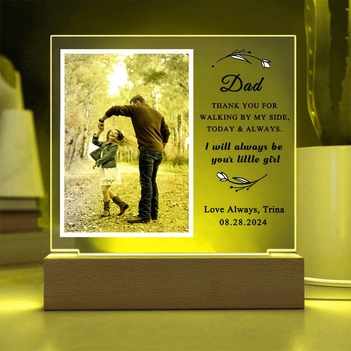 Personalized Father Daughter Wedding Day Plaque