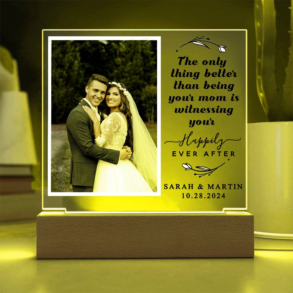 Personalized Wedding Gift from Mom to Son or Daughter