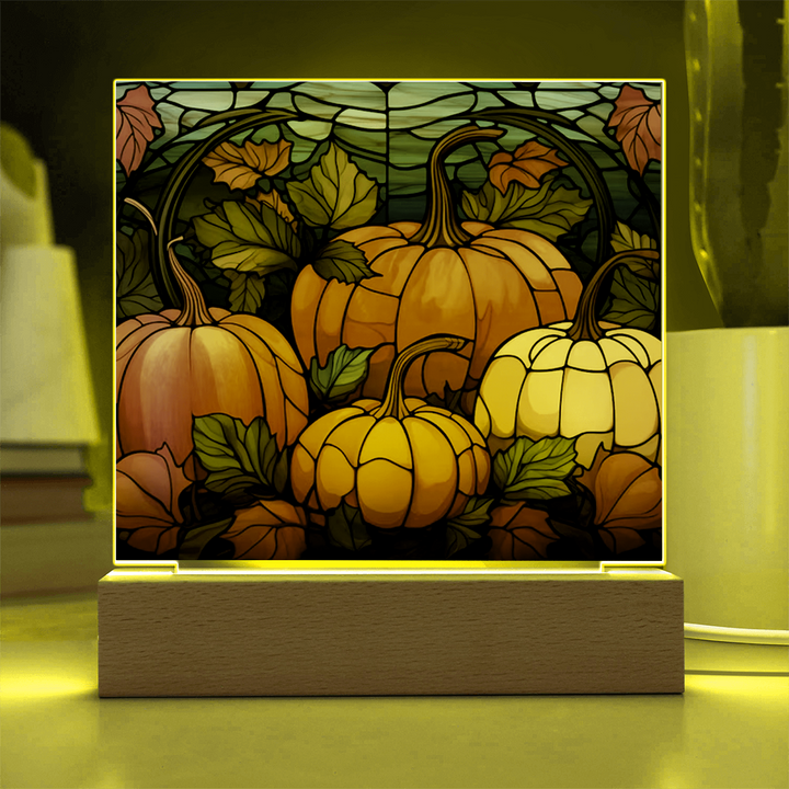 Halloween Pumpkin Night Light Fall Decor