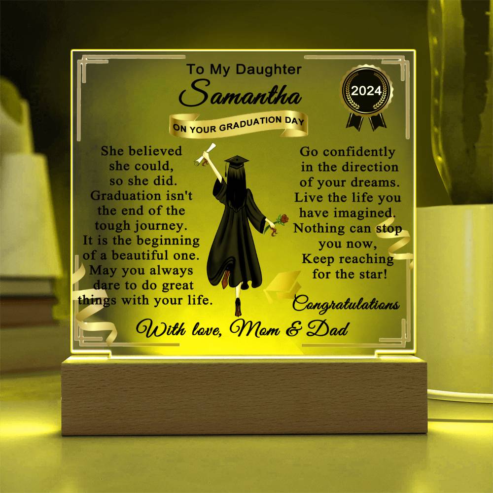 Gift For Daughter On Her Graduation Day