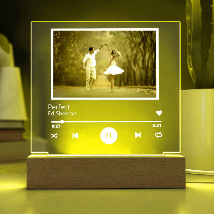Custom Song Photo Music Acrylic Plaque