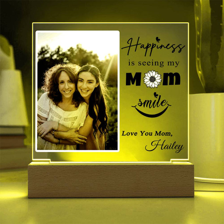 Happiness is Seeing My Mom Smile