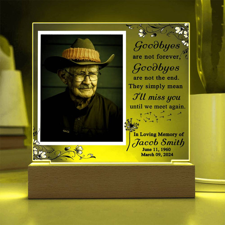 Personalized In Loving Memory Photo Plaque