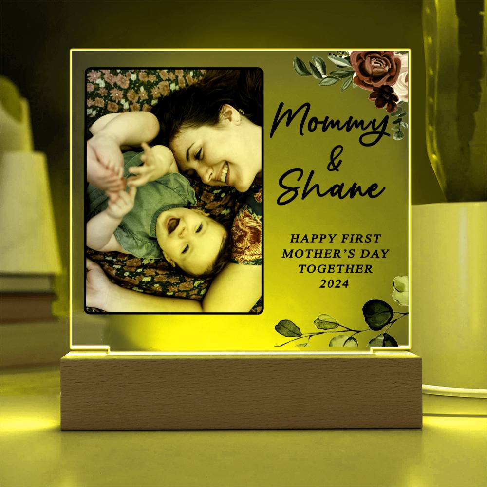 First Mother’s Day Together Personalized Photo Plaque
