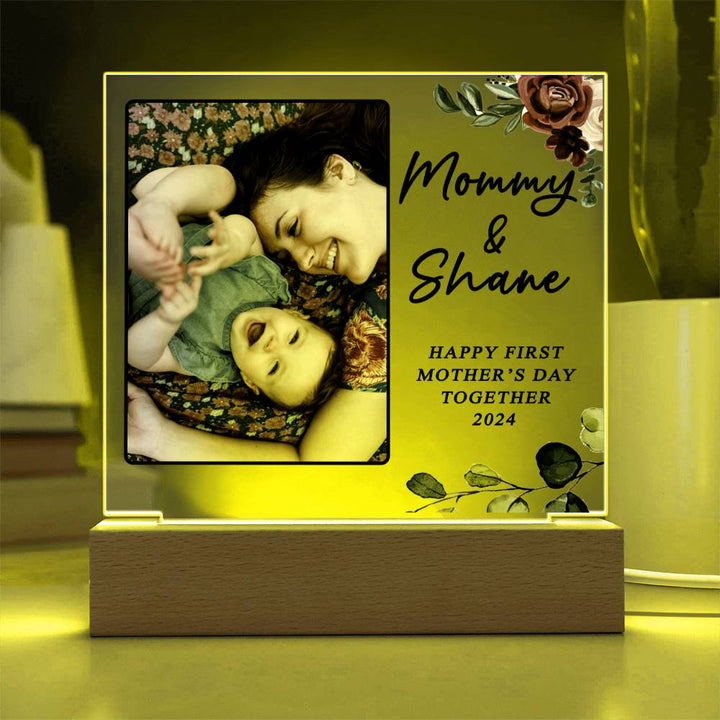 First Mother’s Day Together Personalized Photo Plaque