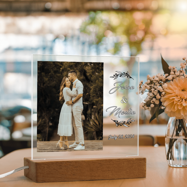acrylic plaque for couple