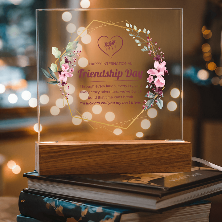 Happy Friendship Day Acrylic Plaque