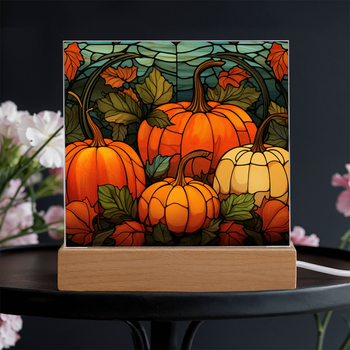Halloween Pumpkin Night Light Fall Decor