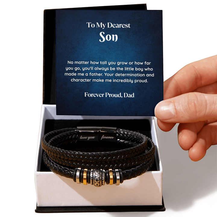 Love You Forever Bracelet - Gift For Son
