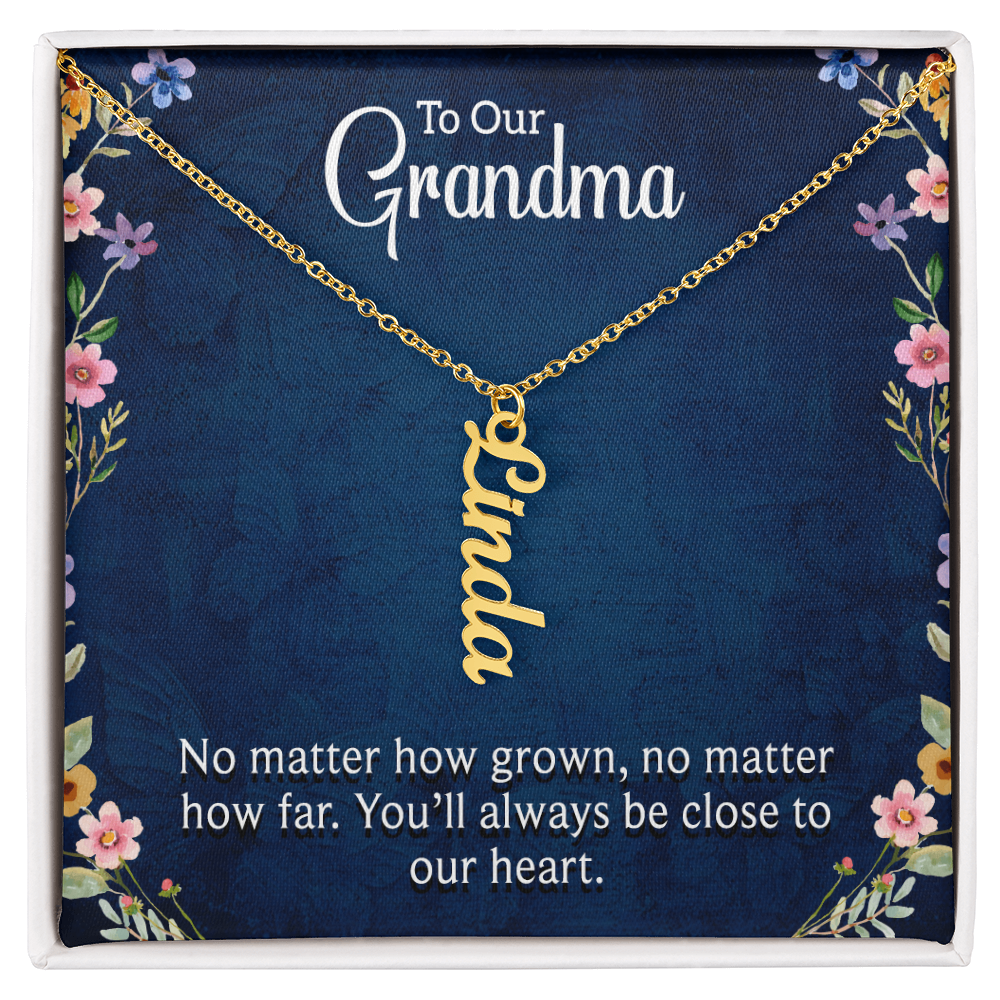 name necklace for grandmother