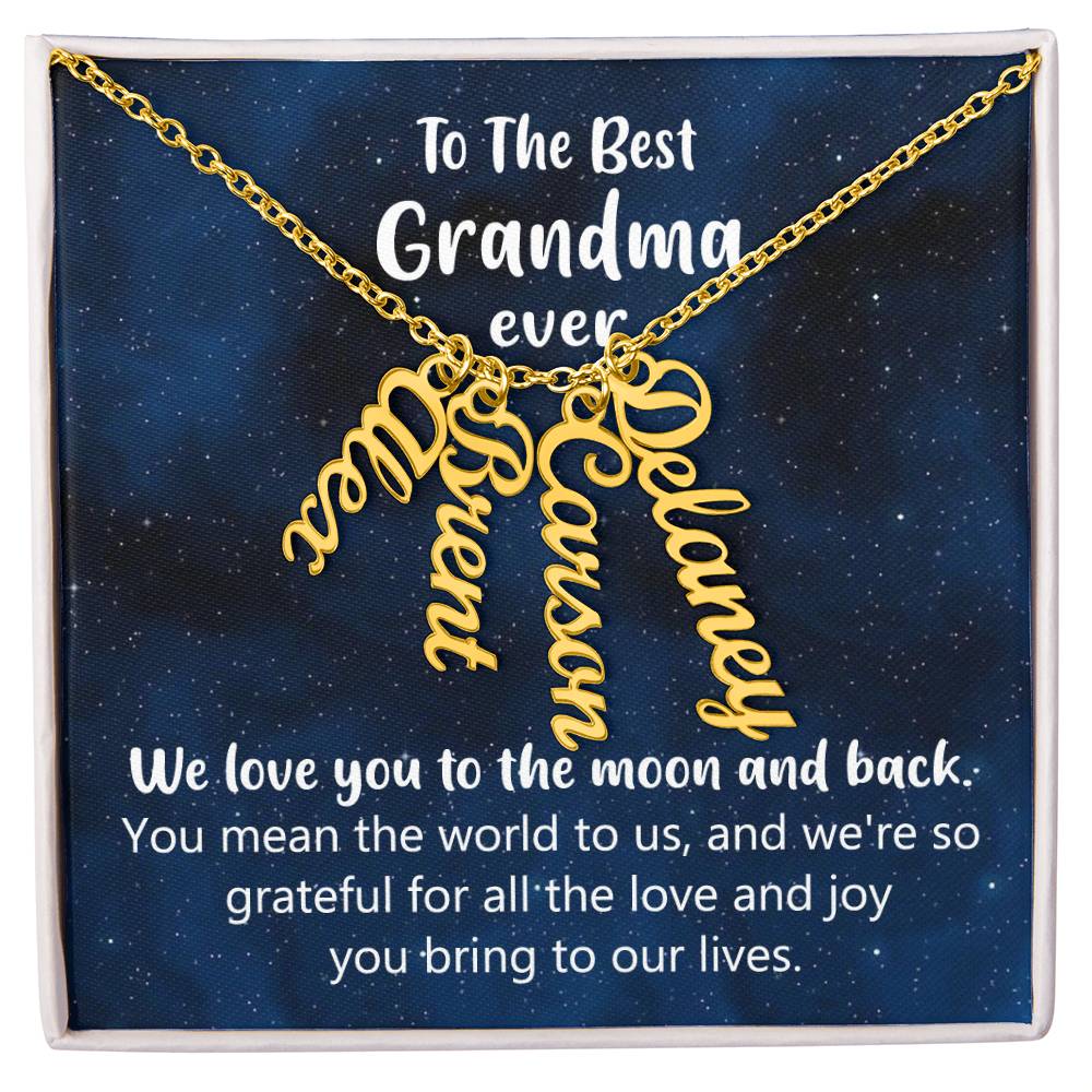To The Best Grandma - We Love You To The Moon And Back