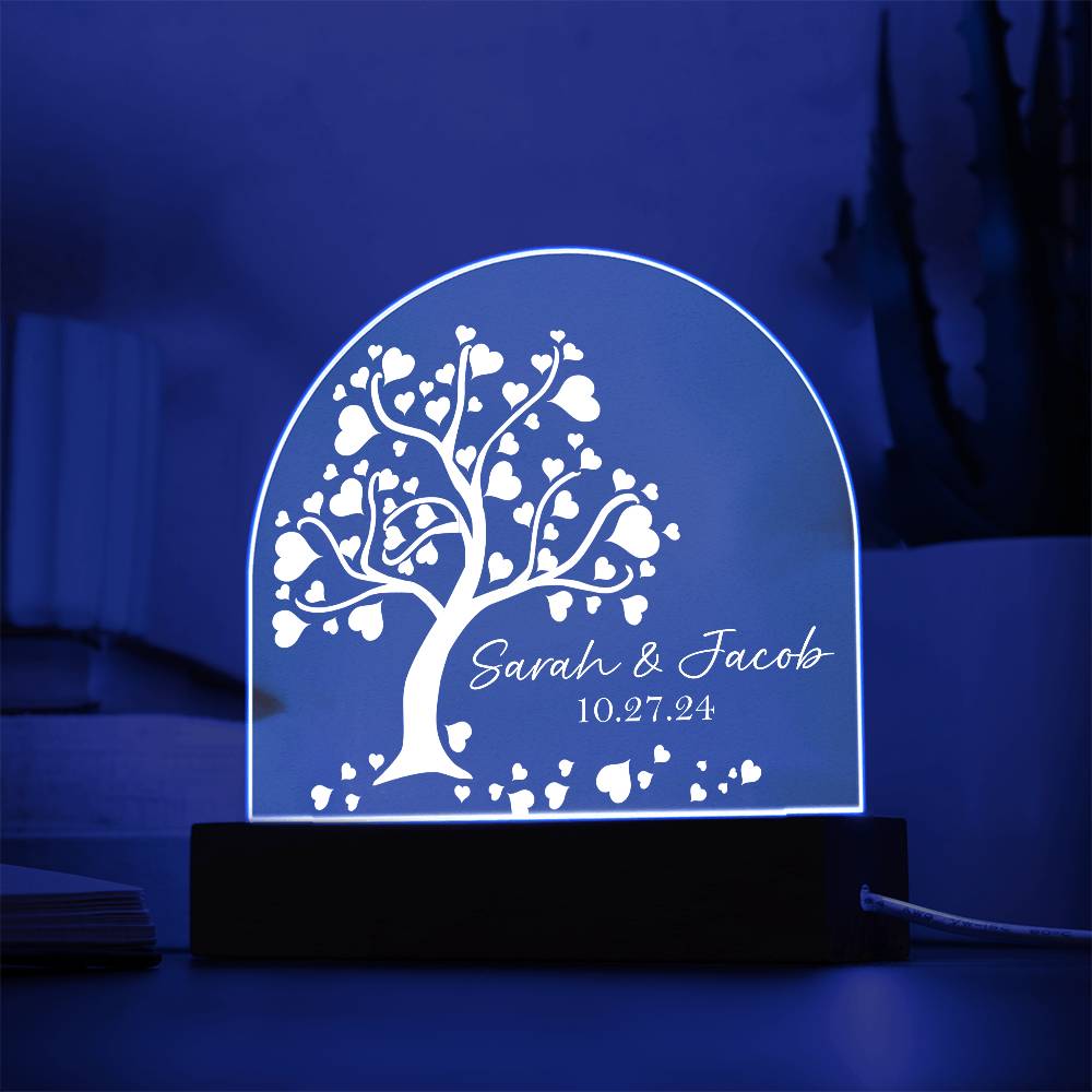 Tree Of Love Couples Night Light