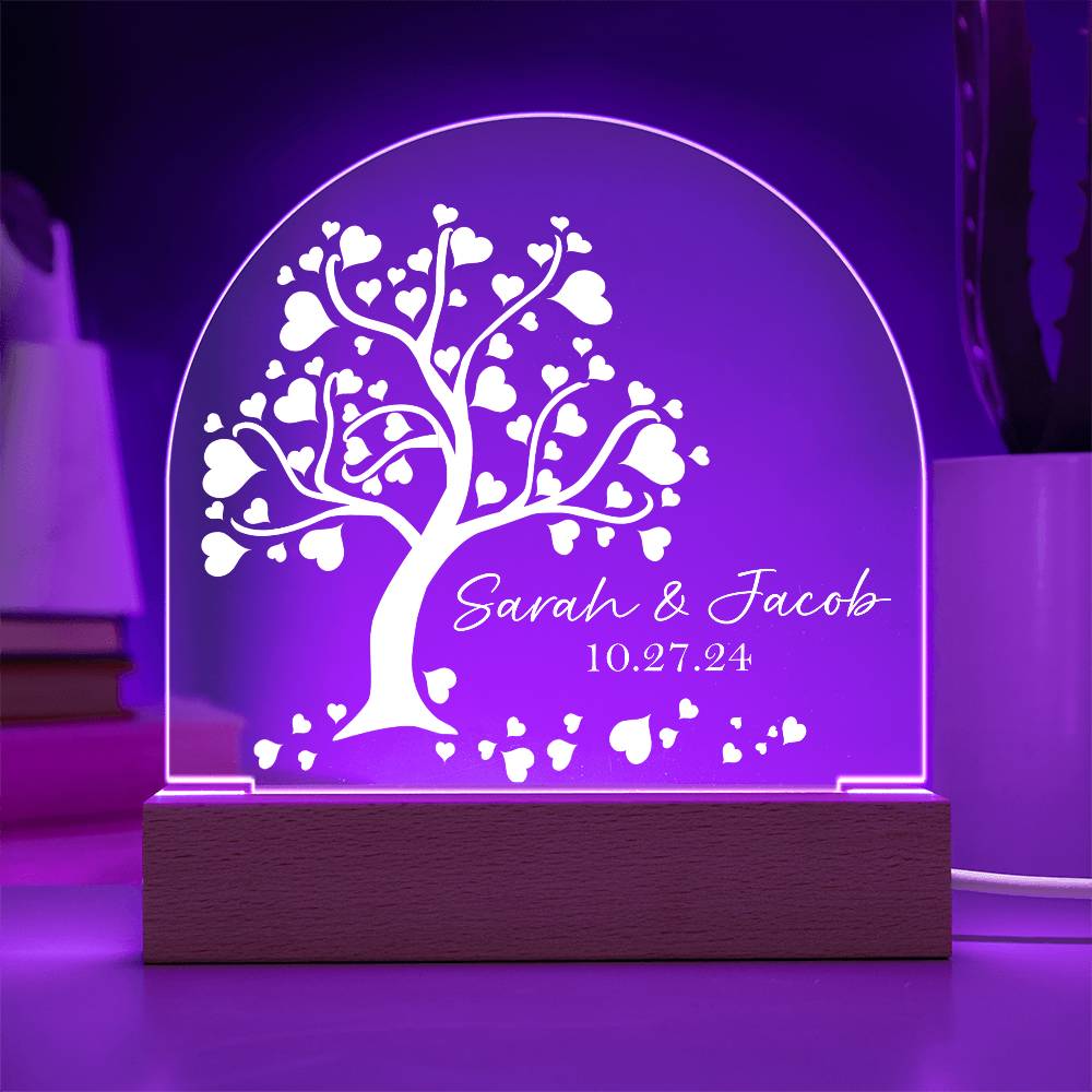 Tree Of Love Couples Night Light