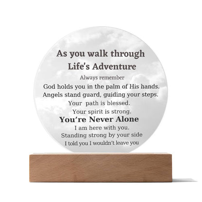 Here For You - Encouragement Plaque