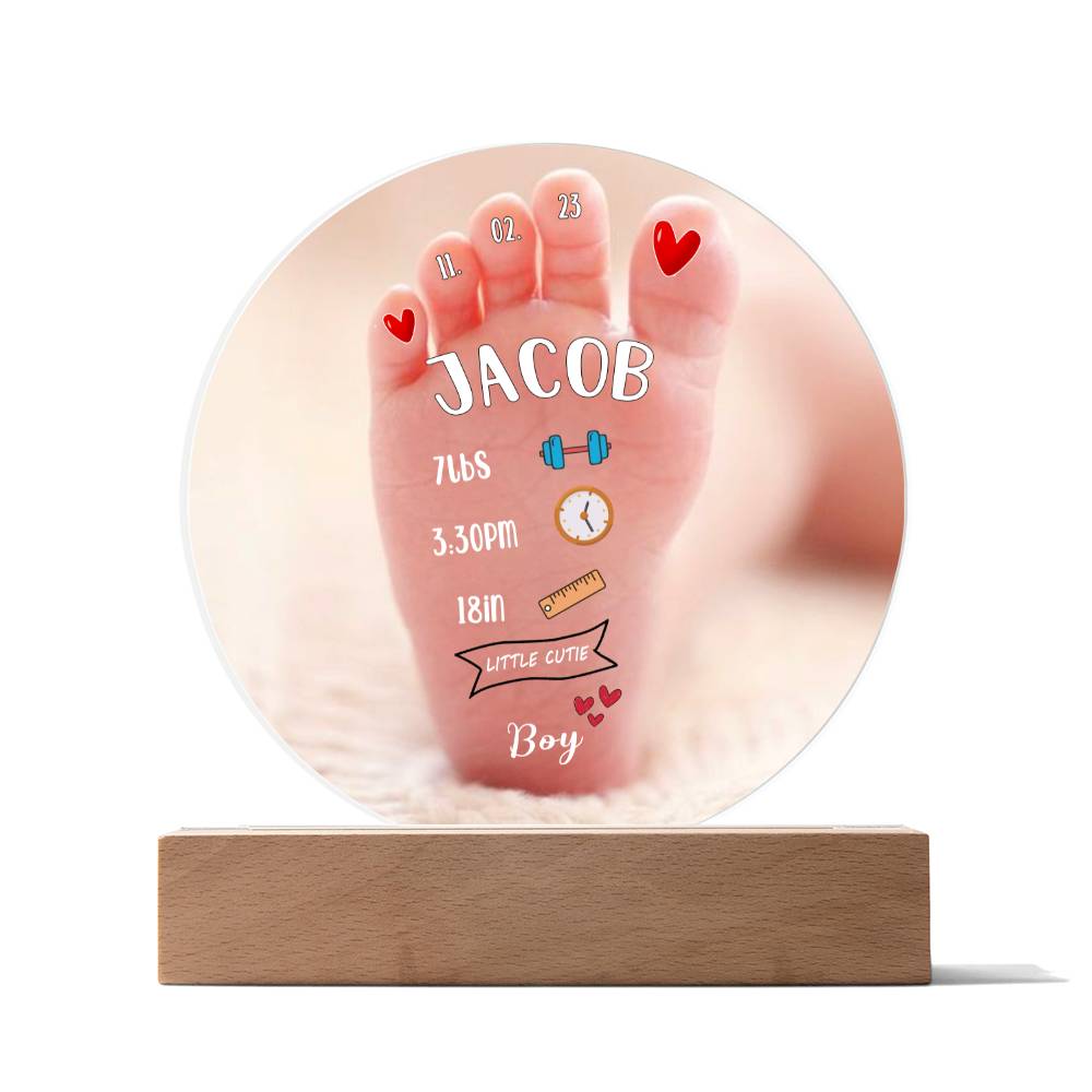 acrylic led plaque