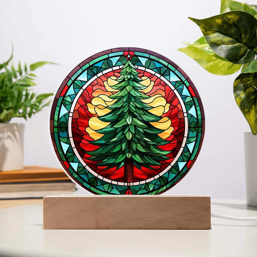 Pine Tree Christmas Night Light