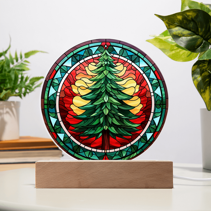 Pine Tree Christmas Night Light