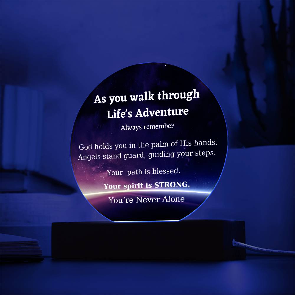 acrylic led plaque
