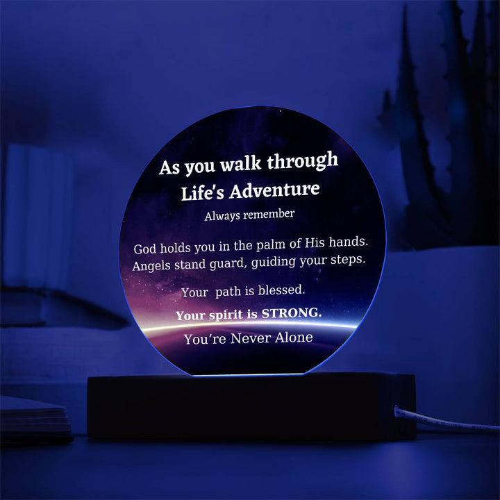 acrylic led plaque
