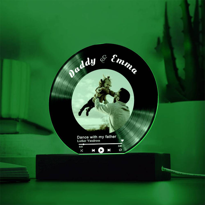 Personalized Record Display For Dad