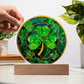 St. Patrick's Day Decor - Four Leaf Clover Plaque