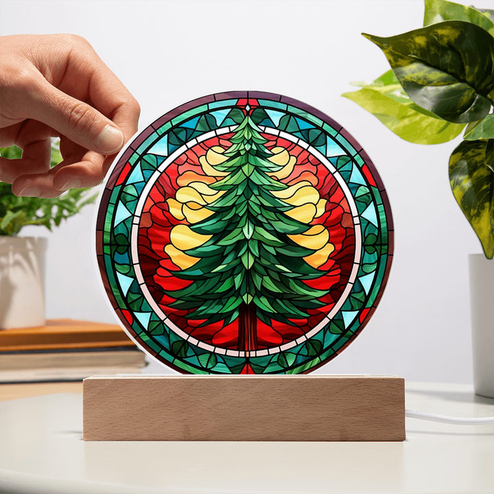 Pine Tree Christmas Night Light