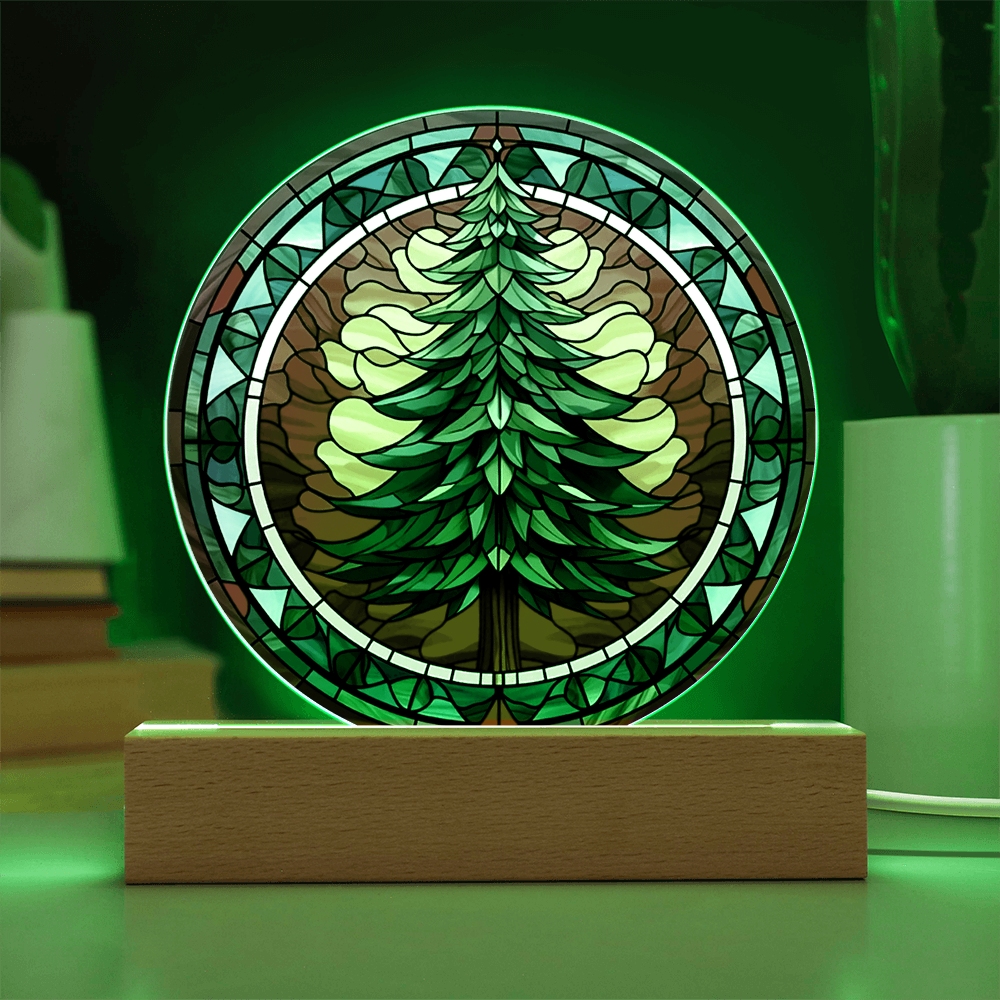 Pine Tree Christmas Night Light