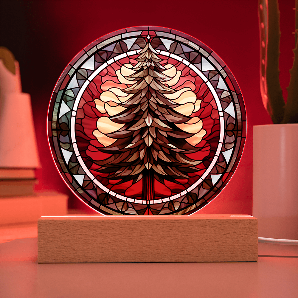 Pine Tree Christmas Night Light