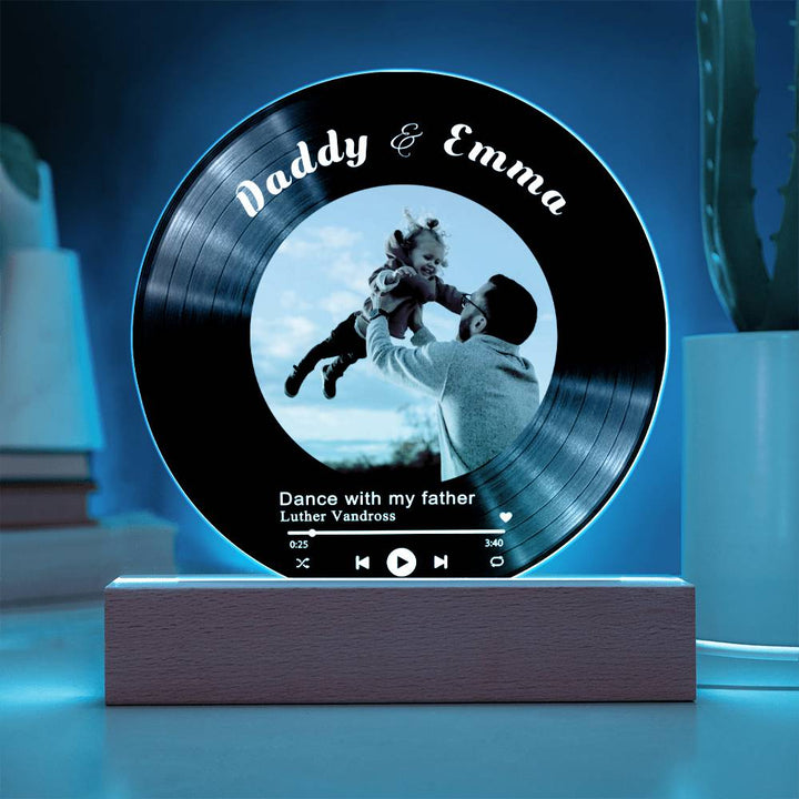 Personalized Record Display For Dad