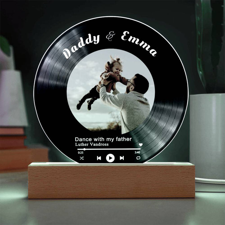 Personalized Record Display For Dad