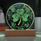 St. Patrick's Day Decor - Four Leaf Clover Plaque