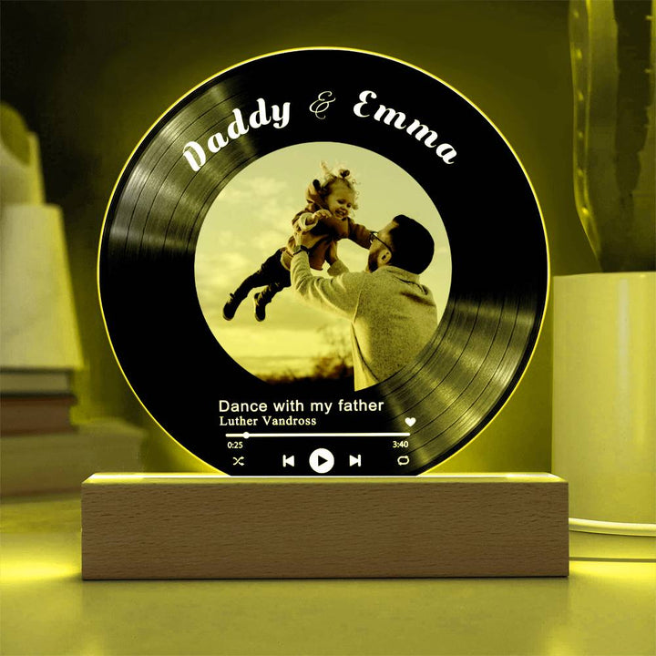 Personalized Record Display For Dad