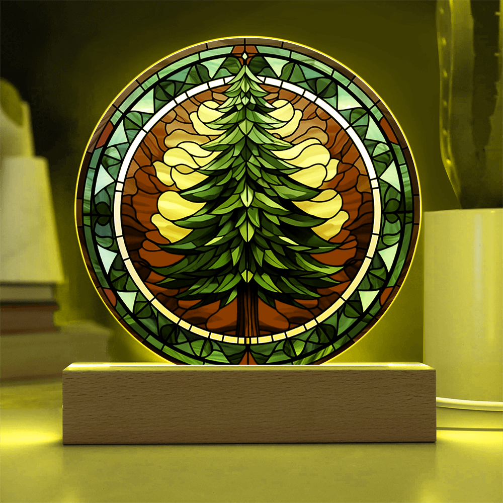 Pine Tree Christmas Night Light