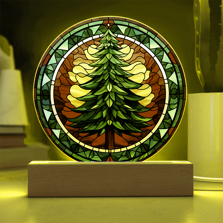 Pine Tree Christmas Night Light
