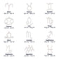 Libra - Silver Zodiac Sign Necklace