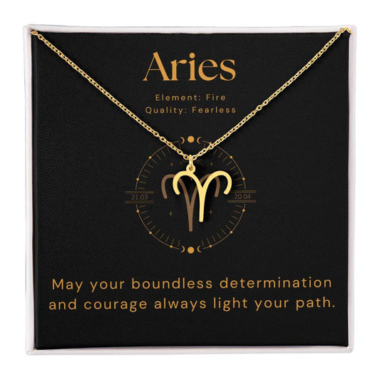 Aries - Zodiac Sign Necklace