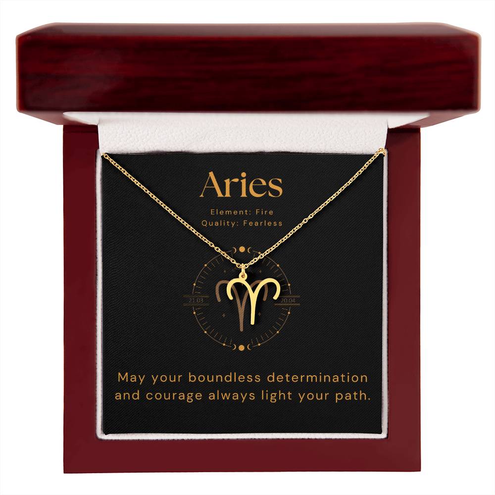 Aries - Zodiac Sign Necklace