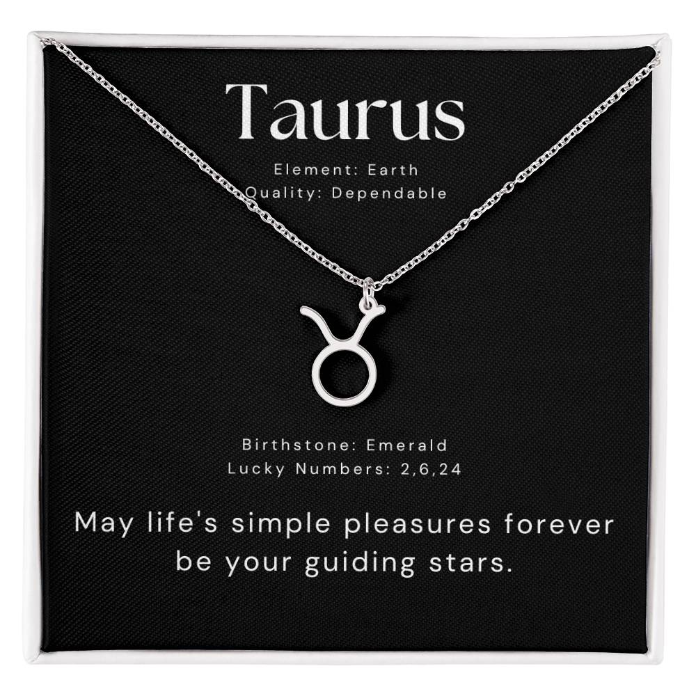 zodiac necklace gift