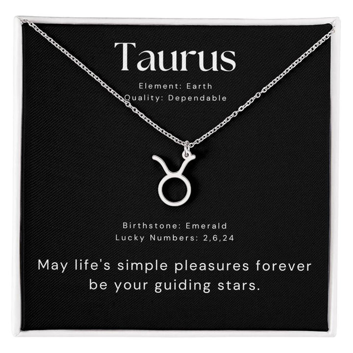 zodiac necklace gift