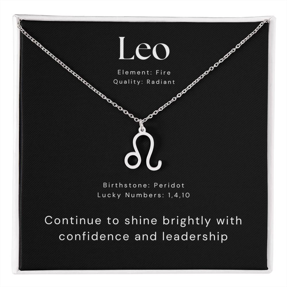 leo zodiac necklace